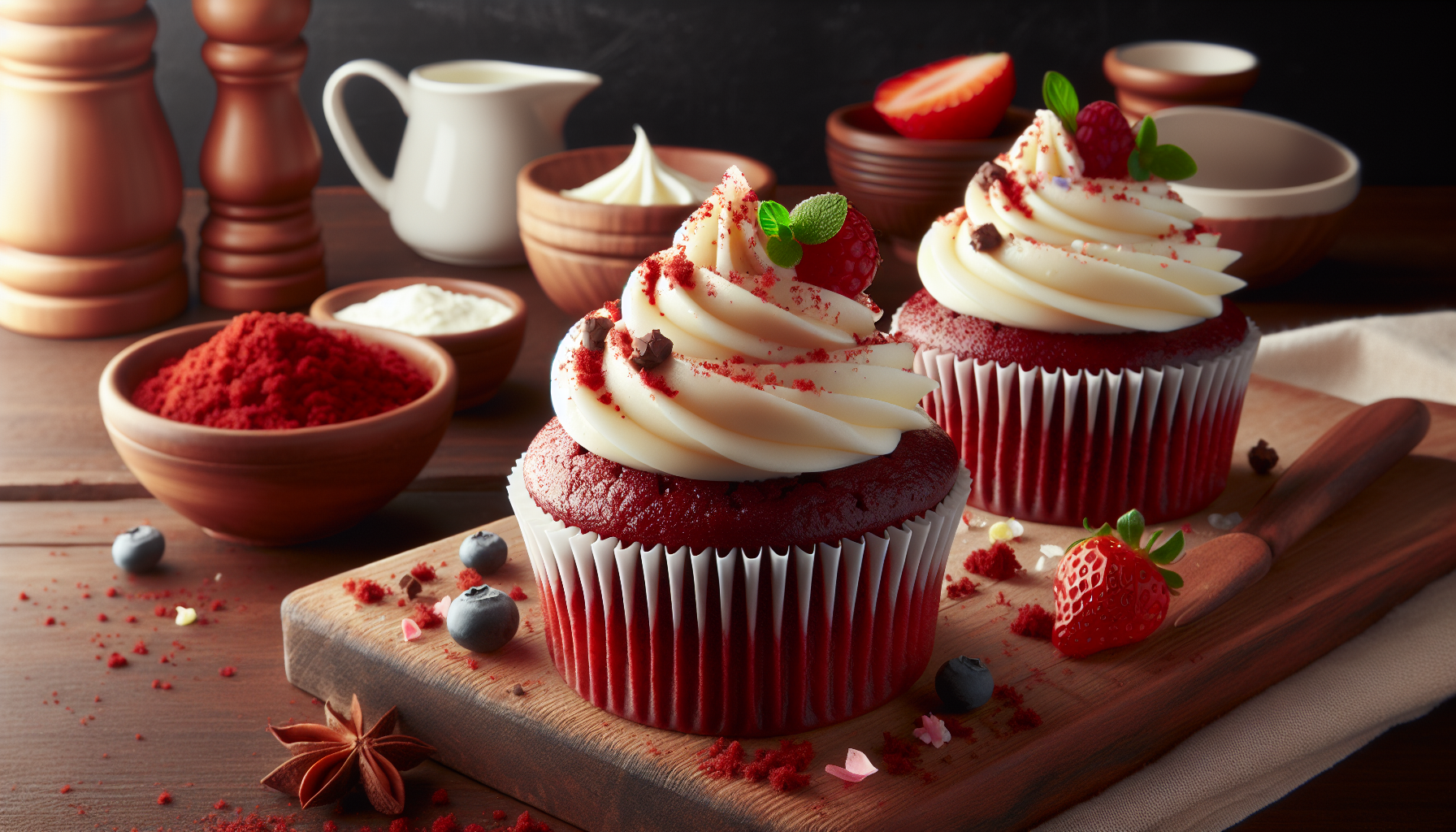 red velvet cupcake